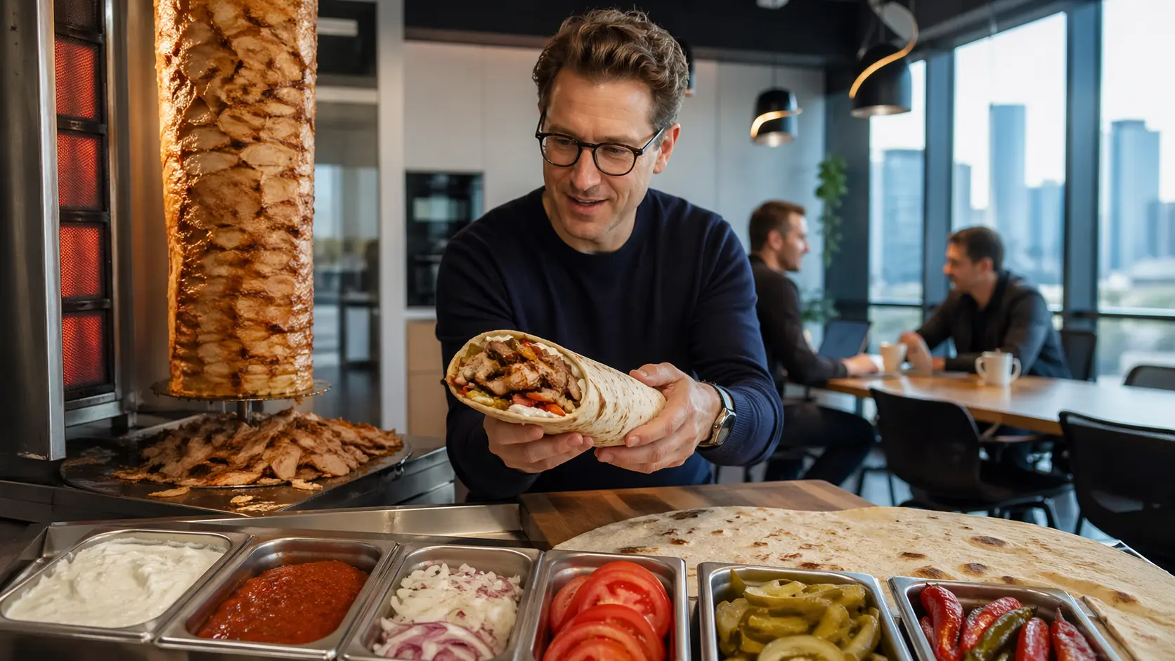 Tech CEO techniques for making zurna chicken döner wraps